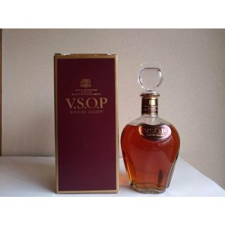 サントリー(サントリー)の古酒　サントリー ブランデーVSOP　赤ラベル　未開栓(ブランデー)