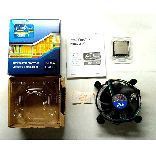 Intel core i7-2700K Box  動作品