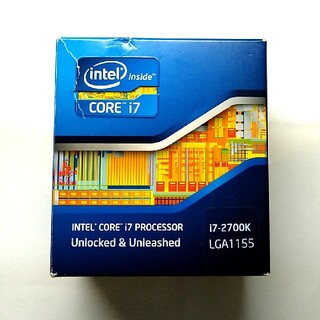 Intel core i7-2700K Box  動作品