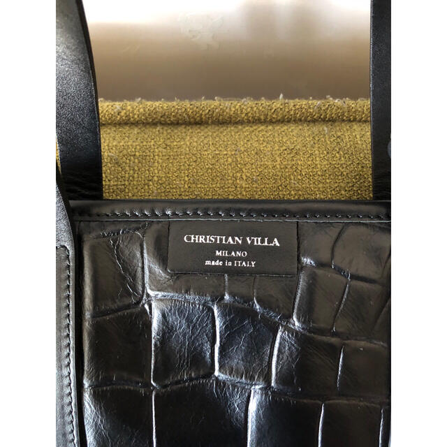 ear PAPILLONNER(イアパピヨネ)のCHRISTIAN VILLA 型押しバッグ レディースのバッグ(ショルダーバッグ)の商品写真