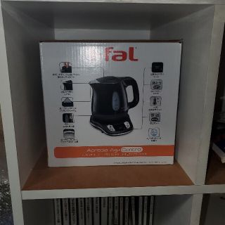 ティファール(T-fal)のFaL電気ケトル　アプレシア　エージー・プラス コントロール0.8ブラック(電気ケトル)