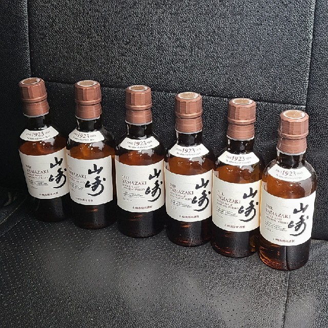山崎ウイスキー ミニボトル180ml 6本セット 山崎ウイスキー ミニボトル180ml 6本セット