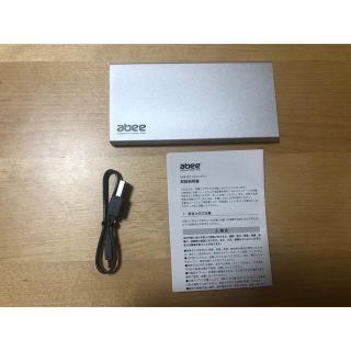 ABEE モバイルバッテリー 6200mAh(バッテリー/充電器)