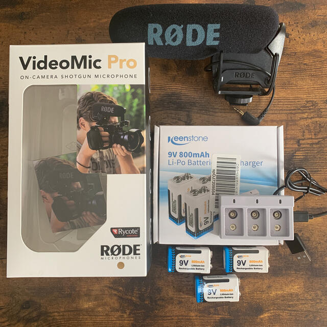 RODE VideoMicPro 電池充電セット付