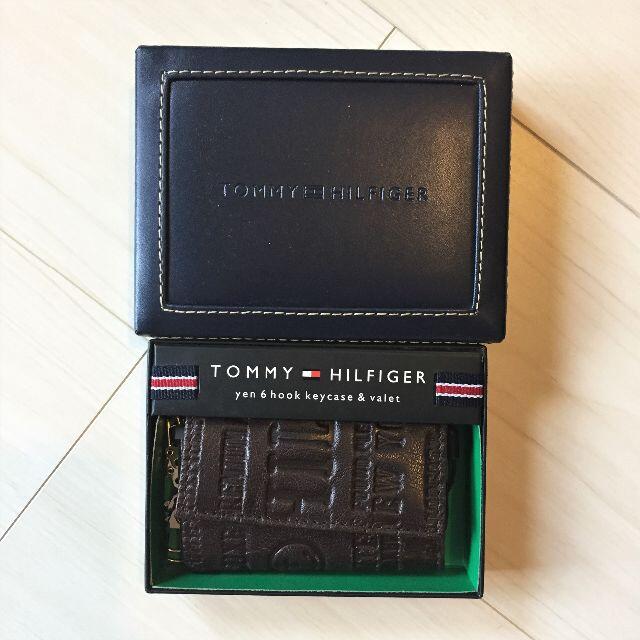 TOMMY HILFIGER(トミーヒルフィガー)の【新品】トミーヒルフィガー キーケース 6連キーケース レザー メンズのファッション小物(キーケース)の商品写真