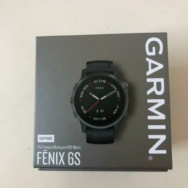 GARMIN(ガーミン)の本日限定　Garmin fēnix 6S Sapphire Black DLC スポーツ/アウトドアのトレーニング/エクササイズ(トレーニング用品)の商品写真