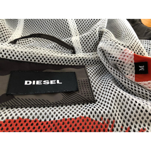 美品 DIESEL 新作レア ナイロン 迷彩カモフラ パーカー M 日本M～L 3