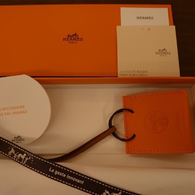 ご予約済【HERMES】エルメス サックオランジュ バッグチャーム