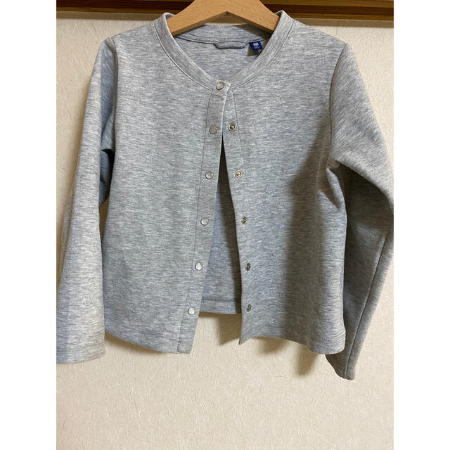 UNIQLO(ユニクロ)のユニクロ カーディガン アウター 120 キッズ/ベビー/マタニティのキッズ服女の子用(90cm~)(カーディガン)の商品写真