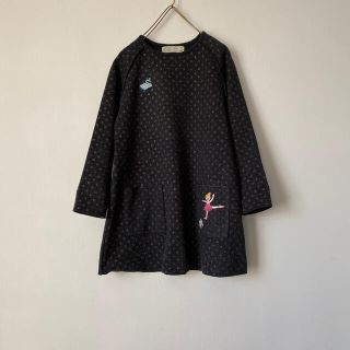 ザラキッズ(ZARA KIDS)のドット ワンピース　122cm(ワンピース)