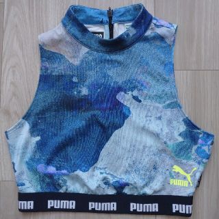 プーマ(PUMA)のPUMA クロップドタンクトップ レディース  Sサイズ(US)(タンクトップ)