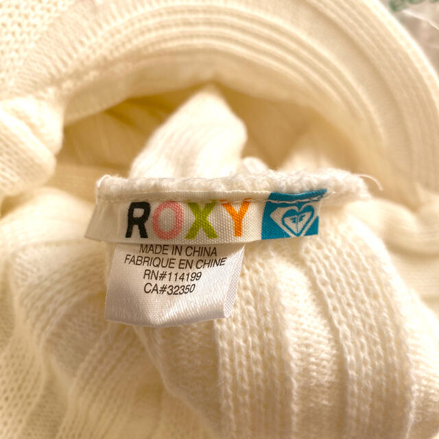 Roxy(ロキシー)のROXY ニットキャップ白 レディースの帽子(ニット帽/ビーニー)の商品写真