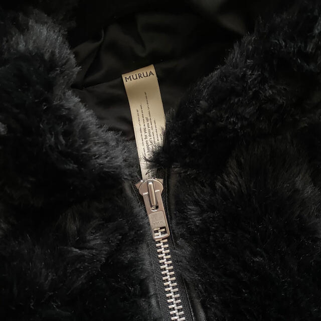 MURUA(ムルーア)の⭐︎みくまさま用⭐︎ MURUA ファーブルゾン　ファーコート レディースのジャケット/アウター(毛皮/ファーコート)の商品写真