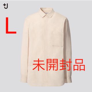 ジルサンダー(Jil Sander)のユニクロ +J ジルサンダー スーピマコットン シャツ L 未開封品(シャツ)