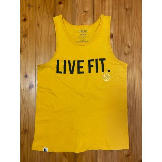 Live Fit タンクトップ  Mサイズ イエロー(タンクトップ)