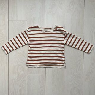 ムジルシリョウヒン(MUJI (無印良品))の無印 ボーダートップス 90(Tシャツ/カットソー)