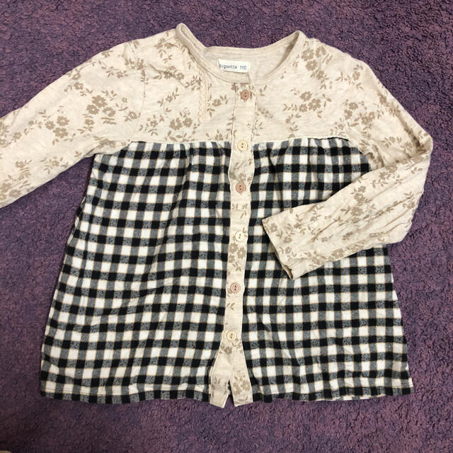 Biquette(ビケット)のビケット　カーディガン　110cm キッズ/ベビー/マタニティのキッズ服女の子用(90cm~)(カーディガン)の商品写真