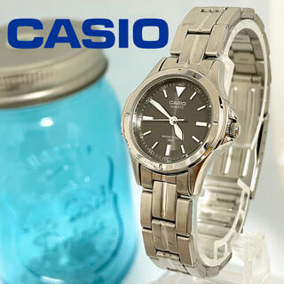カシオ(CASIO)の63 カシオ時計　レディース腕時計　新品電池　ダークブラウン(腕時計)