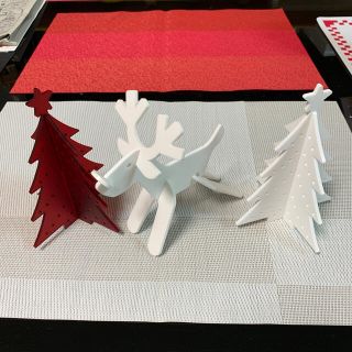 ムジルシリョウヒン(MUJI (無印良品))の無印　アクリル製　クリスマスツリー　トナカイ(その他)