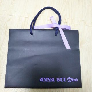 アナスイミニ(ANNA SUI mini)のANNA SUI mini アナスイミニショップ袋ショッパーリボン付き(ショップ袋)