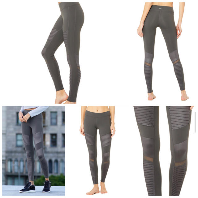 新品タグ付！alo yoga アローヨガ　Moto Leggings レギンス