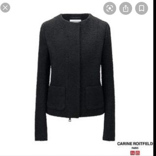 ユニクロ(UNIQLO)のユニクロのCARINE ROITFELD ノーカラージャケット(ノーカラージャケット)