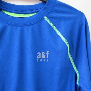アバクロンビーアンドフィッチ(Abercrombie&Fitch)の希少　新品アバクロスポーツシャツ　ボーイズＸＬ　青(Tシャツ/カットソー(七分/長袖))