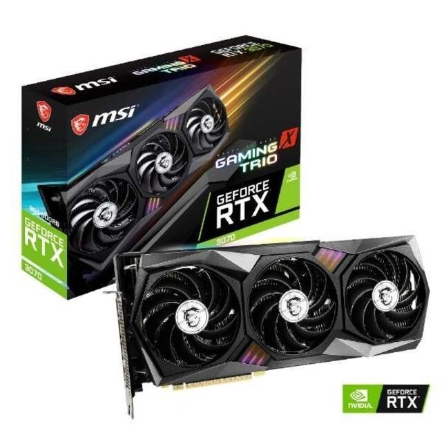 新品 MSI グラボ GeForce RTX3070 GAMING X TRIO