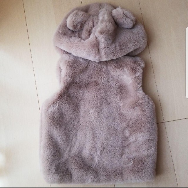 H&M - 【kiki様専用】H&M ファー ベスト クマ耳の通販 by pome-mal's
