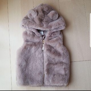 H&M - 【kiki様専用】H&M ファー ベスト クマ耳の通販 by pome-mal's