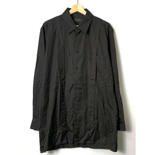 ヨウジヤマモト(Yohji Yamamoto)の【H】UJ-B84-080 サイト ヨウジヤマモト サスペンダー シャツ 黒 4(シャツ)