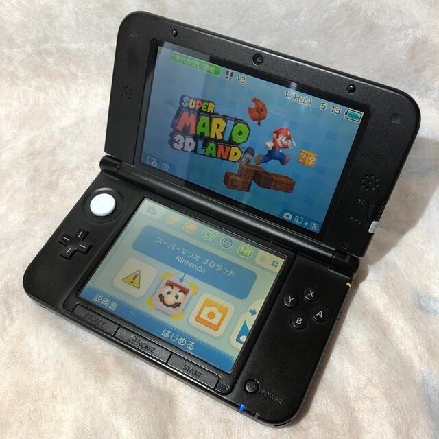 Nintendo 3DS  LL 本体ブルー/ブラック(ACアダプタ付)