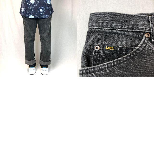 EYESCREAM(アイスクリーム)の【人気ブランド】Lee デニムパンツ　黒　ジーパン　w36 古着　ズボン メンズのパンツ(デニム/ジーンズ)の商品写真