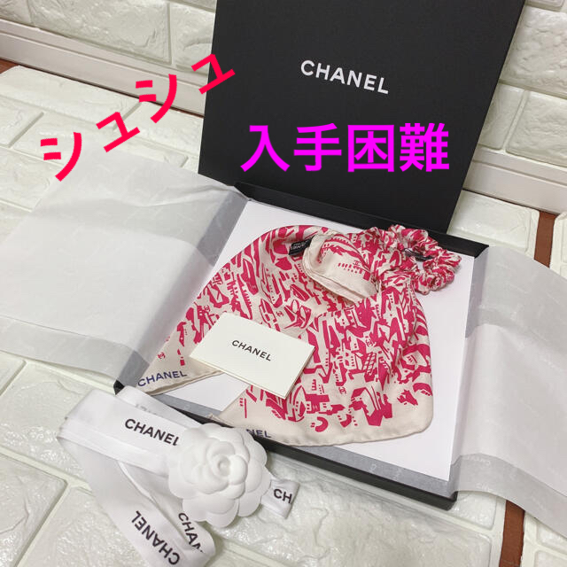 【予約販売品】 CHANEL シャネル ツイリー ヘアスカーフ ヘアバンド シュシュ バレッタ バンダナ/スカーフ - www