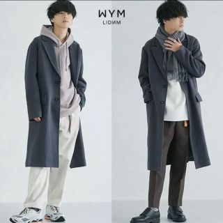 ハレ(HARE)の【WYM LIDNM】PE MELTON BOX CHESTER COAT (チェスターコート)