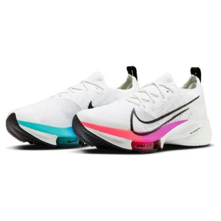 ナイキ(NIKE)のナイキ ランニングシューズ エアズームテンポネクス WHITE/BLACK-HY(シューズ)