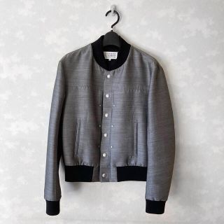 マルタンマルジェラ(Maison Martin Margiela)の【極美品】Maison Margiela メタリックボンバージャケット MA-1(ブルゾン)