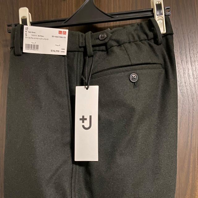 UNIQLO +J ウールブレンドイージーパンツ ブラック