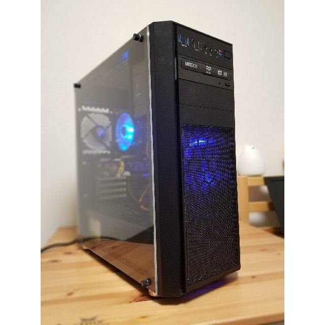 デスクトップ型PC自作ゲーミングPC Core i7 2600 GTX1060 6GB 透明ケース