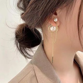 エイミーイストワール(eimy istoire)のDouble pearl drop pierce No.356(ピアス)