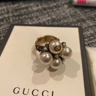 Gucci - GUCCI グッチ 指輪 リング サイズ16 パール 箱保存袋付きの