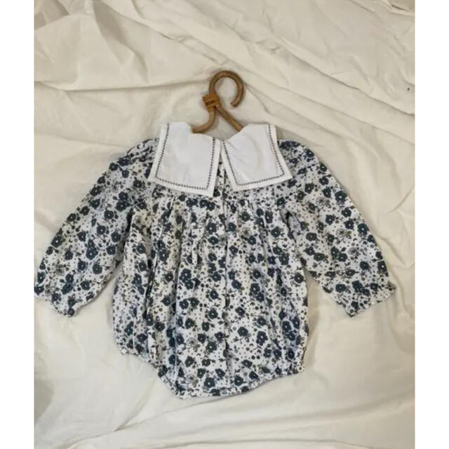 こどもビームス(コドモビームス)の【通常販売】little cotton clothes セーラー　ロンパース キッズ/ベビー/マタニティのキッズ服女の子用(90cm~)(ワンピース)の商品写真