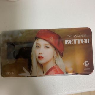 ウェストトゥワイス(Waste(twice))の新品未使用 TWICE ミナBETTER クリアしおり HMV特典(アイドルグッズ)