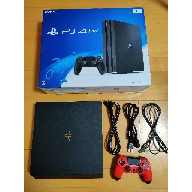 ps4 pro 1TB ジェットブラック