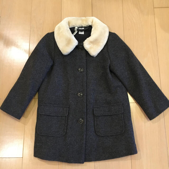 PETIT BATEAU プチバトー  ウールコート110cm 5ans