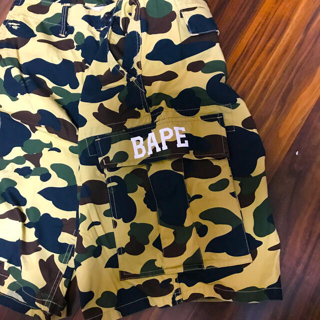 A BATHING APE(アベイシングエイプ)のエイプ　ハーフパンツ メンズのパンツ(ワークパンツ/カーゴパンツ)の商品写真