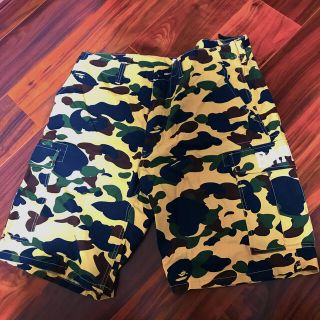 アベイシングエイプ(A BATHING APE)のエイプ　ハーフパンツ(ワークパンツ/カーゴパンツ)