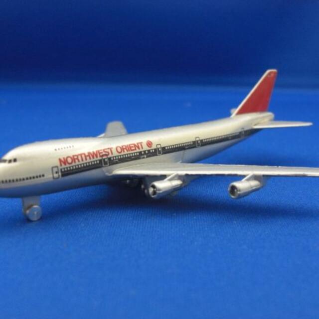 1/1200 金属製模型ノースウェストオリエント旅客機4機 エンタメ/ホビーのおもちゃ/ぬいぐるみ(模型/プラモデル)の商品写真