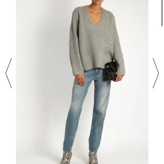 アクネ(ACNE)のACNE STUDIOS Deborah V-neck wool sweater(ニット/セーター)