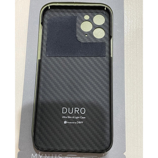 Apple(アップル)のMYNUS iPhone11pro Deff DURO マットブラック スマホ/家電/カメラのスマホアクセサリー(iPhoneケース)の商品写真